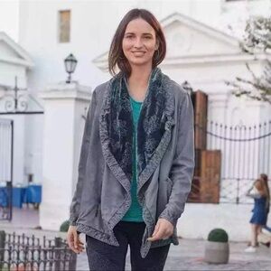 Sundance Velvet Lined Utility Coat Size S